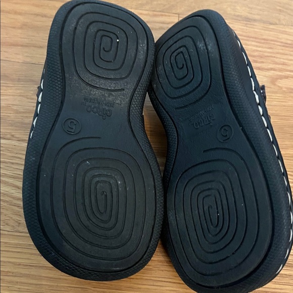 Brown Leather Mary Jane Shoes with ladybug detail - Picture 4 of 5